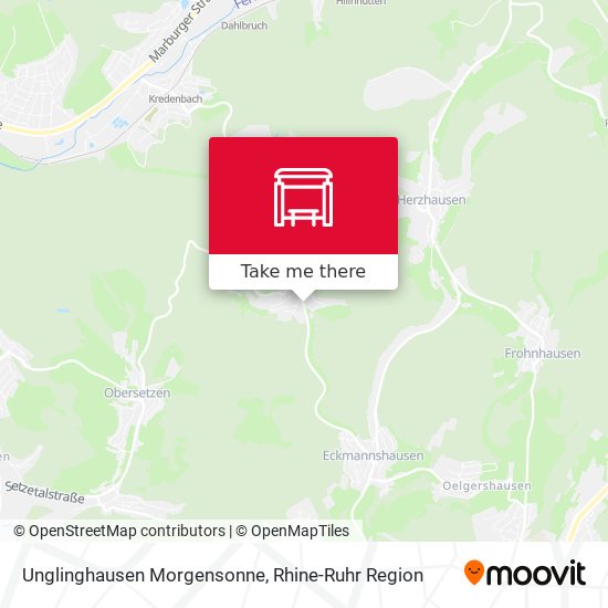 Unglinghausen Morgensonne map