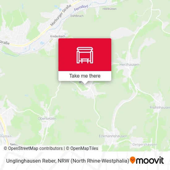 Unglinghausen Reber map