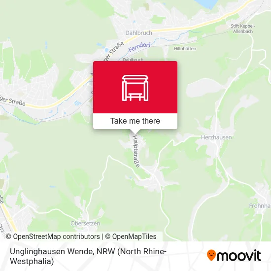 Unglinghausen Wende map