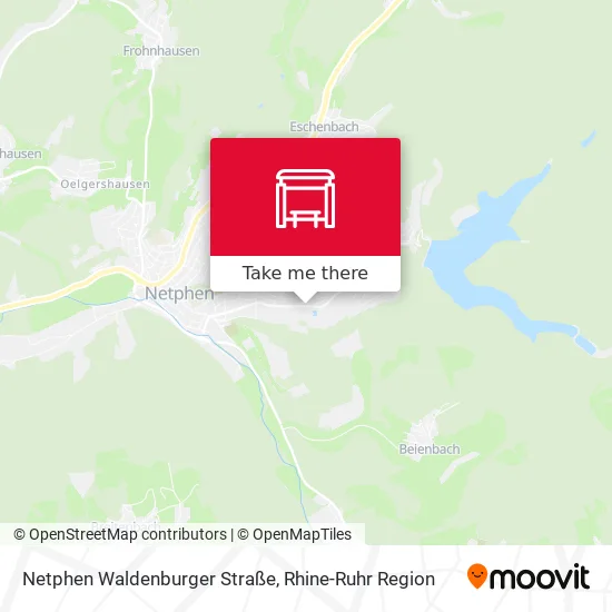 Карта Netphen Waldenburger Straße