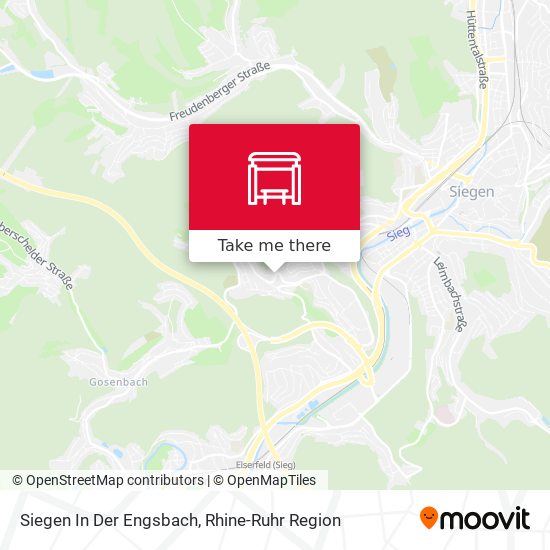 Карта Siegen In Der Engsbach