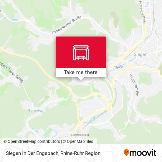 Карта Siegen In Der Engsbach