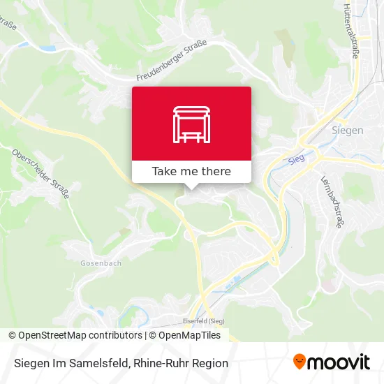 Карта Siegen Im Samelsfeld