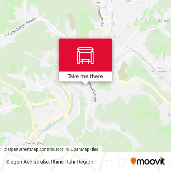 Siegen Aehlstraße map