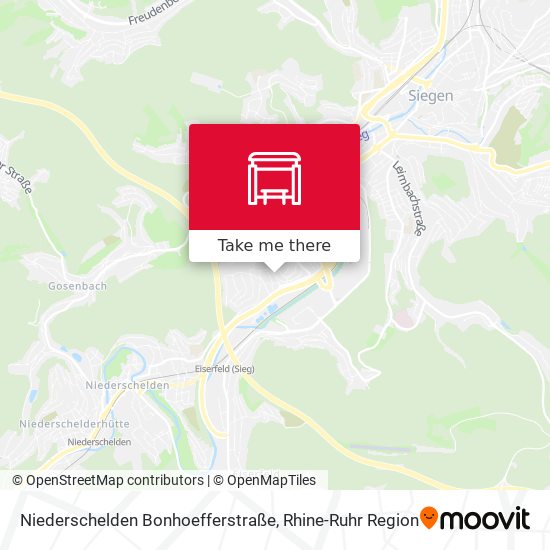 Niederschelden Bonhoefferstraße map