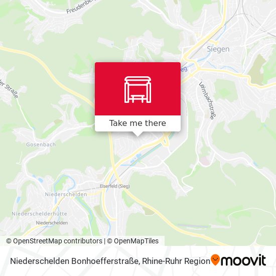 Niederschelden Bonhoefferstraße map