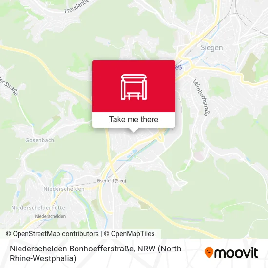 Niederschelden Bonhoefferstraße map