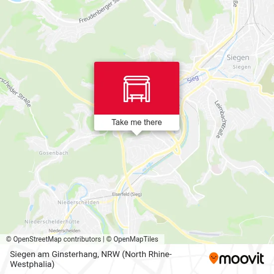 Siegen am Ginsterhang map