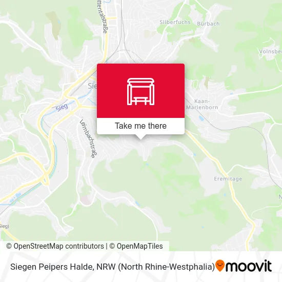 Siegen Peipers Halde map