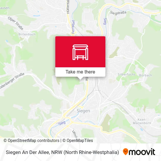 Siegen An Der Allee map