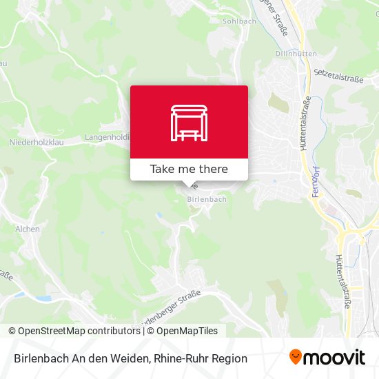 Birlenbach An den Weiden map