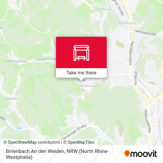Birlenbach An den Weiden map
