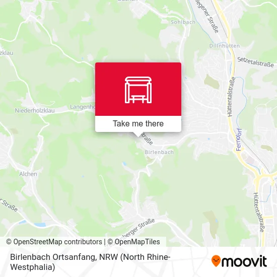 Birlenbach Ortsanfang map