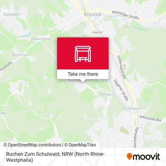 Buchen Zum Schulwald map