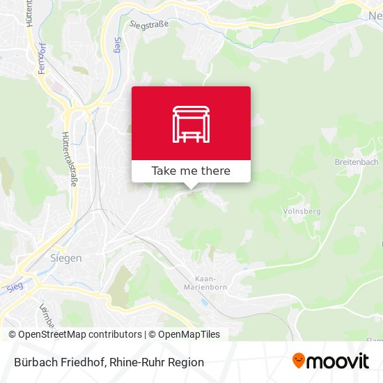 Bürbach Friedhof map