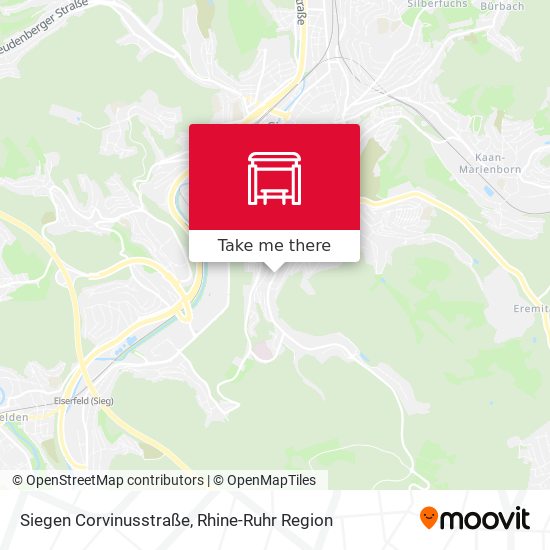 Siegen Corvinusstraße map