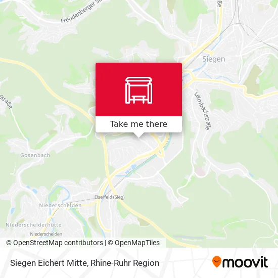 Карта Siegen Eichert Mitte