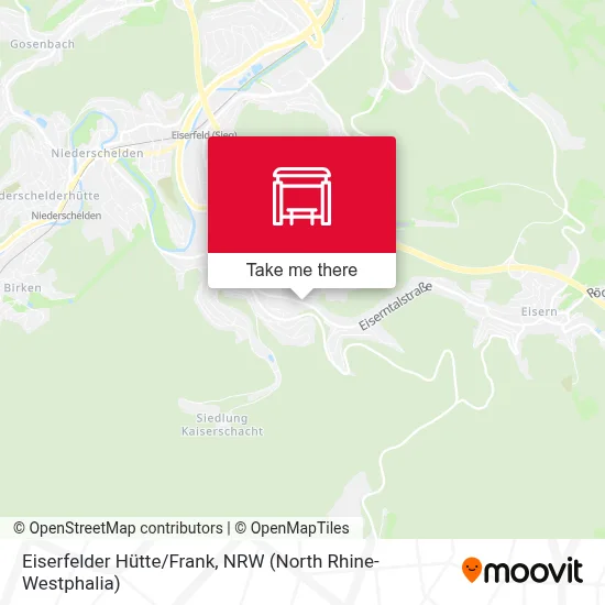 Eiserfelder Hütte/Frank map