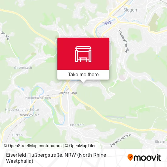Eiserfeld Flußbergstraße map