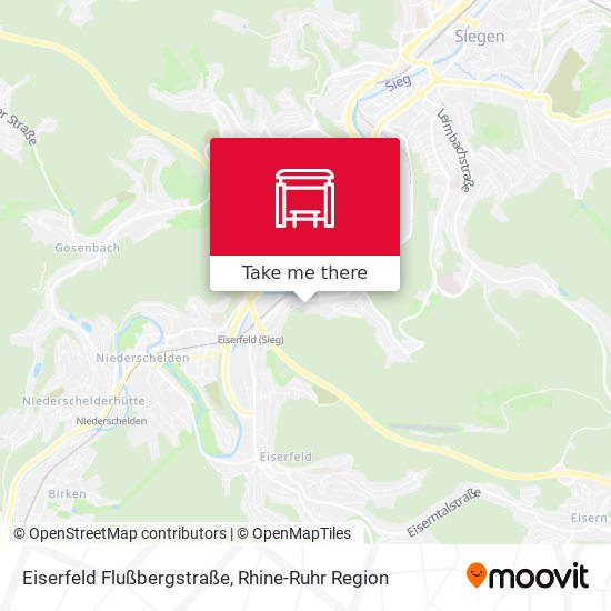 Eiserfeld Flußbergstraße map