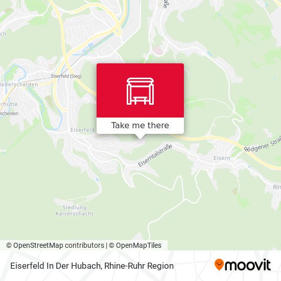 Карта Eiserfeld In Der Hubach