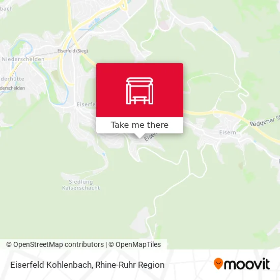 Карта Eiserfeld Kohlenbach
