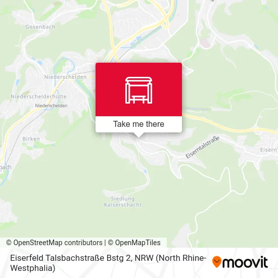 Eiserfeld Talsbachstraße Bstg 2 map