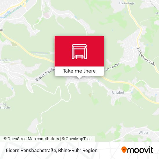 Eisern Rensbachstraße map