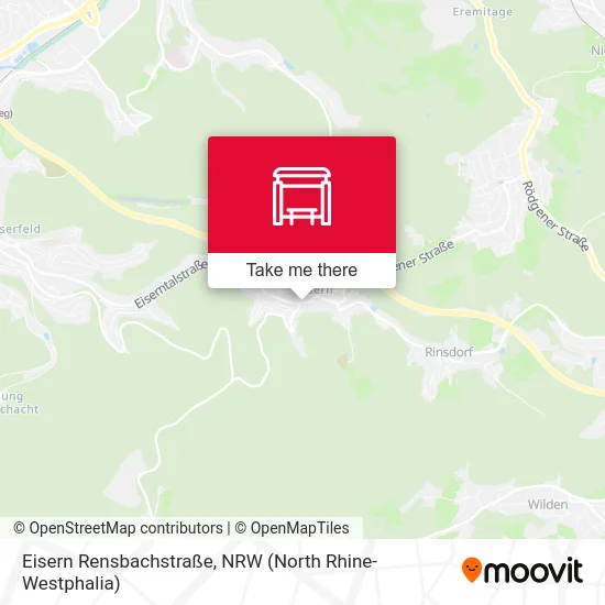 Eisern Rensbachstraße map