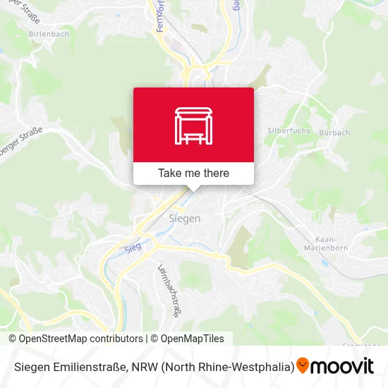 Siegen Emilienstraße map