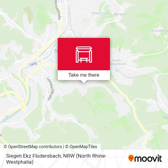 Siegen Ekz Fludersbach map