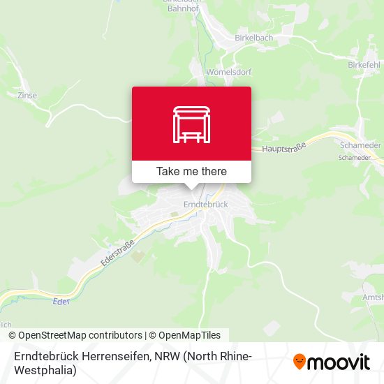 Erndtebrück Herrenseifen map