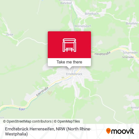 Erndtebrück Herrenseifen map