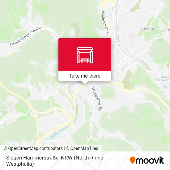 Siegen Hammerstraße map