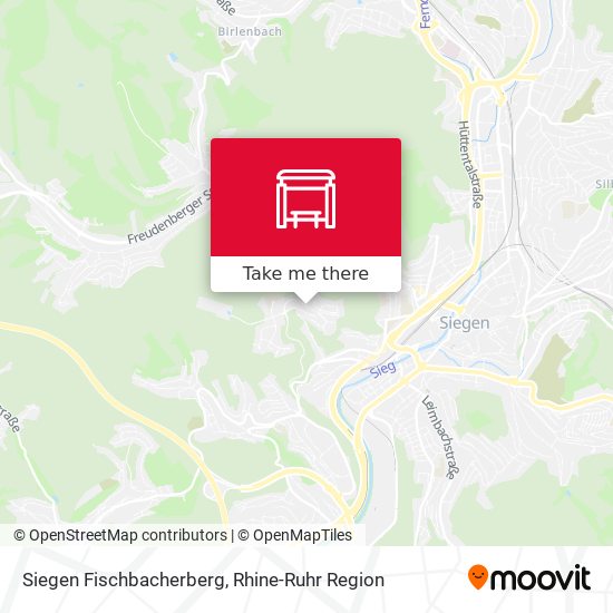 Siegen Fischbacherberg map