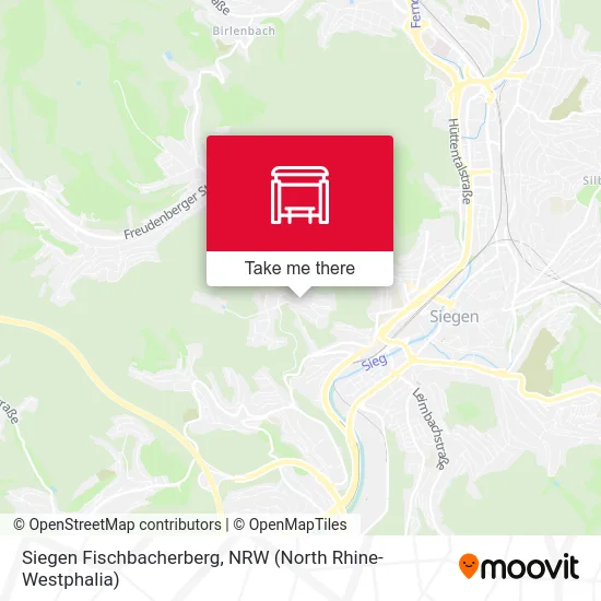 Siegen Fischbacherberg map