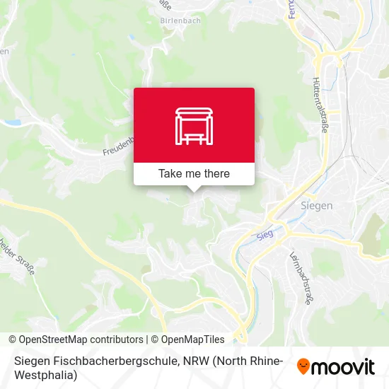 Siegen Fischbacherbergschule map