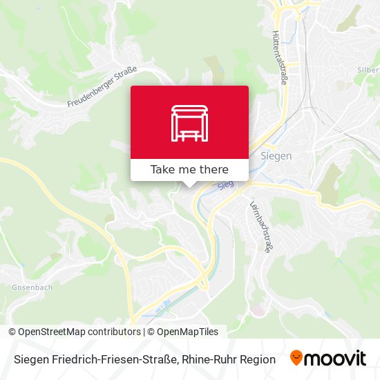 Siegen Friedrich-Friesen-Straße map
