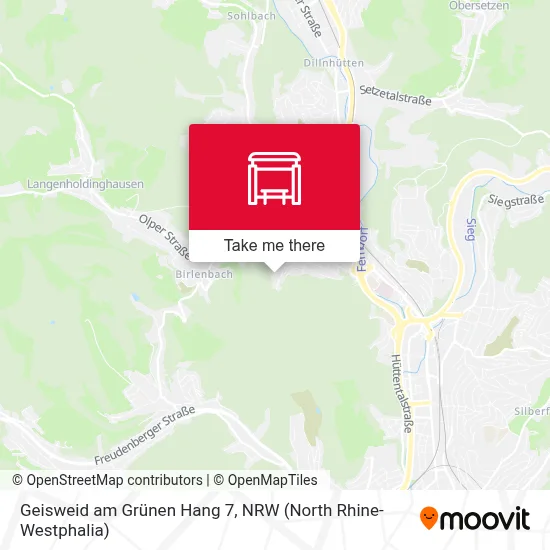 Geisweid am Grünen Hang 7 map