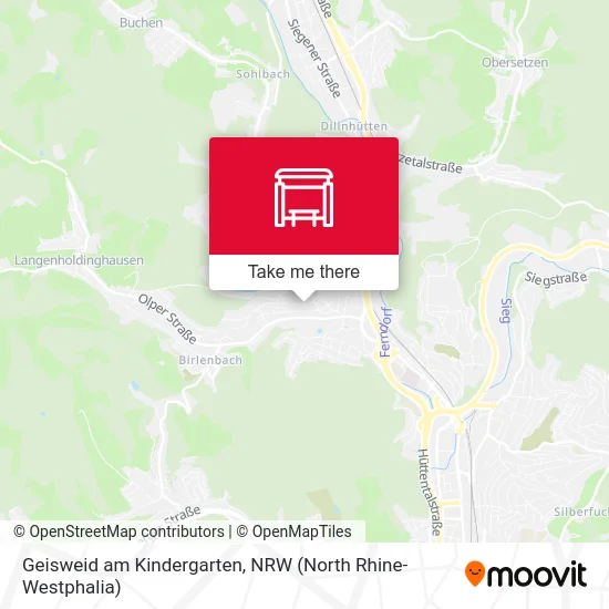 Geisweid am Kindergarten map