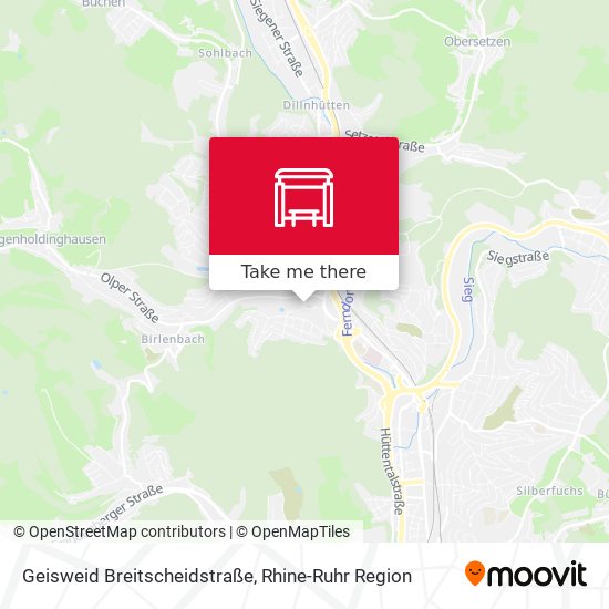 Geisweid Breitscheidstraße map