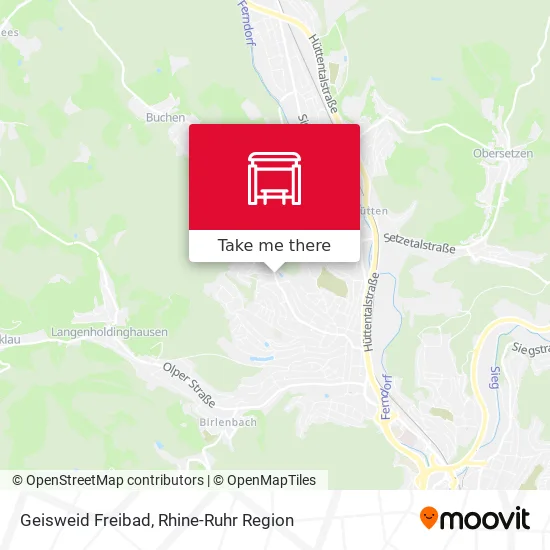 Карта Geisweid Freibad
