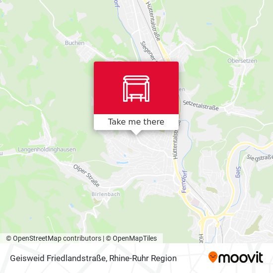 Geisweid Friedlandstraße map