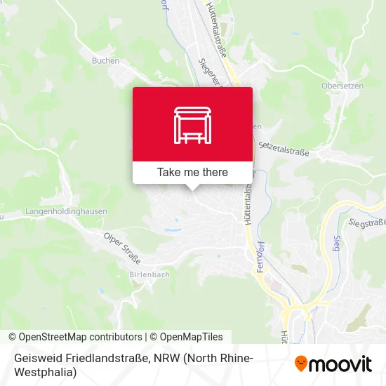 Geisweid Friedlandstraße map