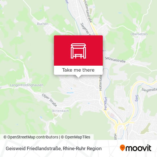 Geisweid Friedlandstraße map