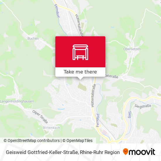 Geisweid Gottfried-Keller-Straße map