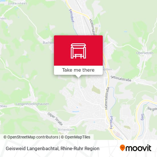 Geisweid Langenbachtal map