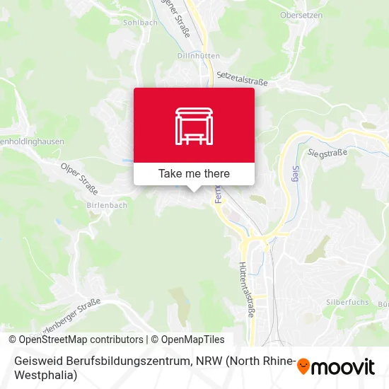 Geisweid Berufsbildungszentrum map