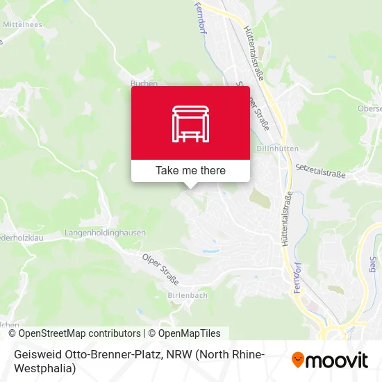 Geisweid Otto-Brenner-Platz map