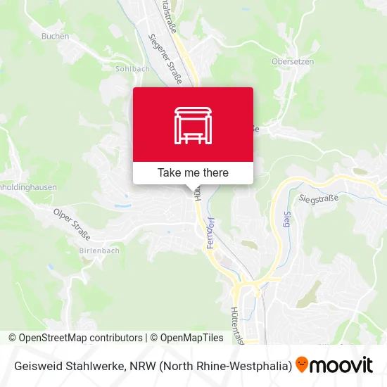 Geisweid Stahlwerke map